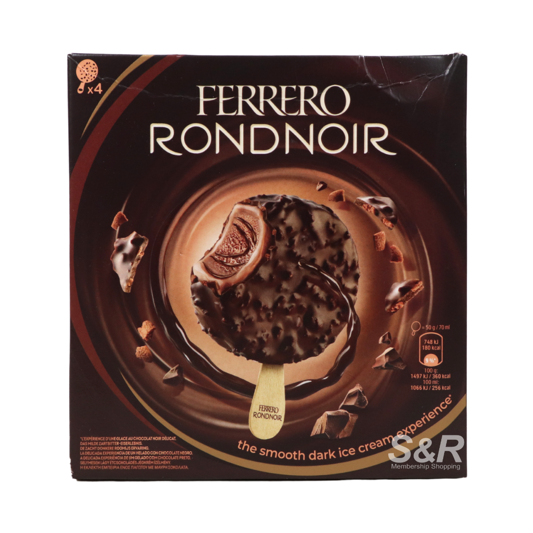 Ferrero Rondnoir Dark Ice Cream 4 x 70mL